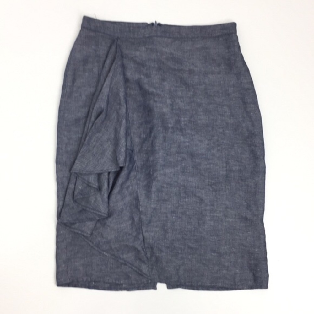 🔥H by Halston Denim Pencil Skirt - 10 - NWT
